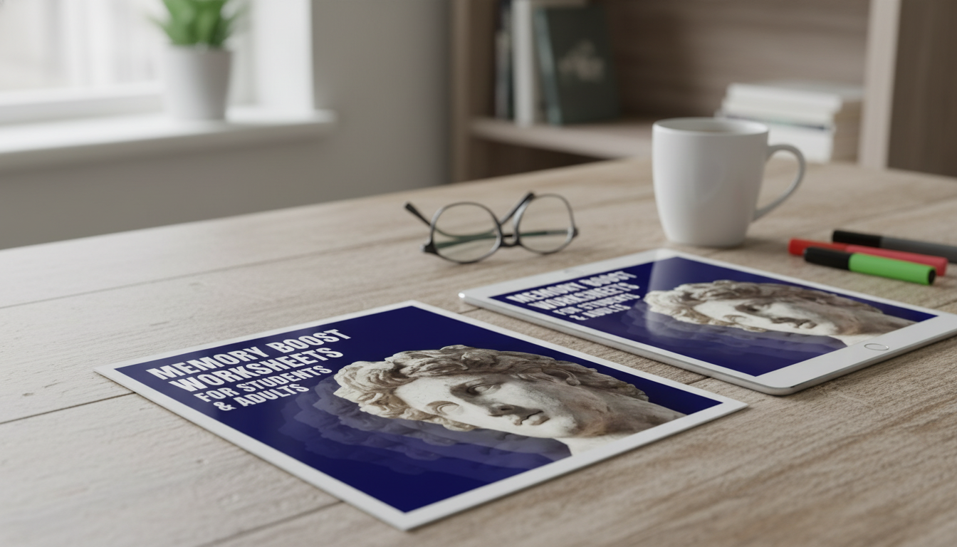 Memory Boost Worksheets: Printable & Digital Recall Tools