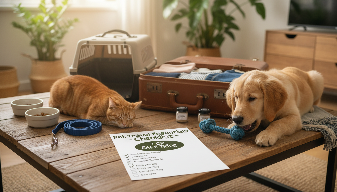 Pet Travel Checklist: Safe Road Trips for Dogs & Cats